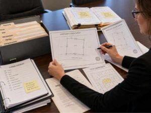 Mortgage closing survey for property file review in Hollywood, Florida 